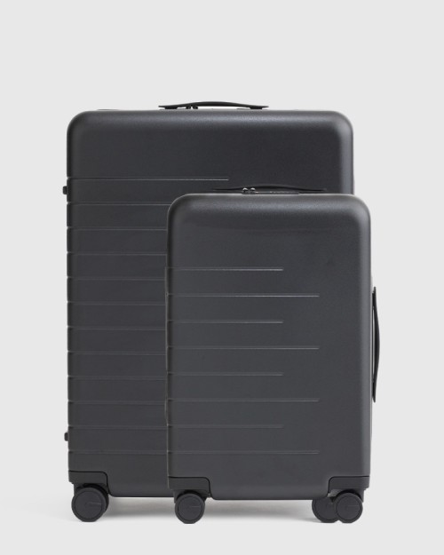 Carry-On 21 & Check-In 27 Hard Shell Suitcase Bundle - Black