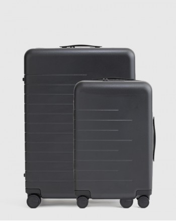 Carry-On 20 & Check-In 27 Hard Shell Suitcase Bundle - Black