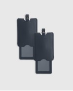 Nappa Leather Luggage Tag (2-Pack) - Navy